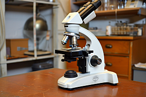 显微镜科技高精设备素材