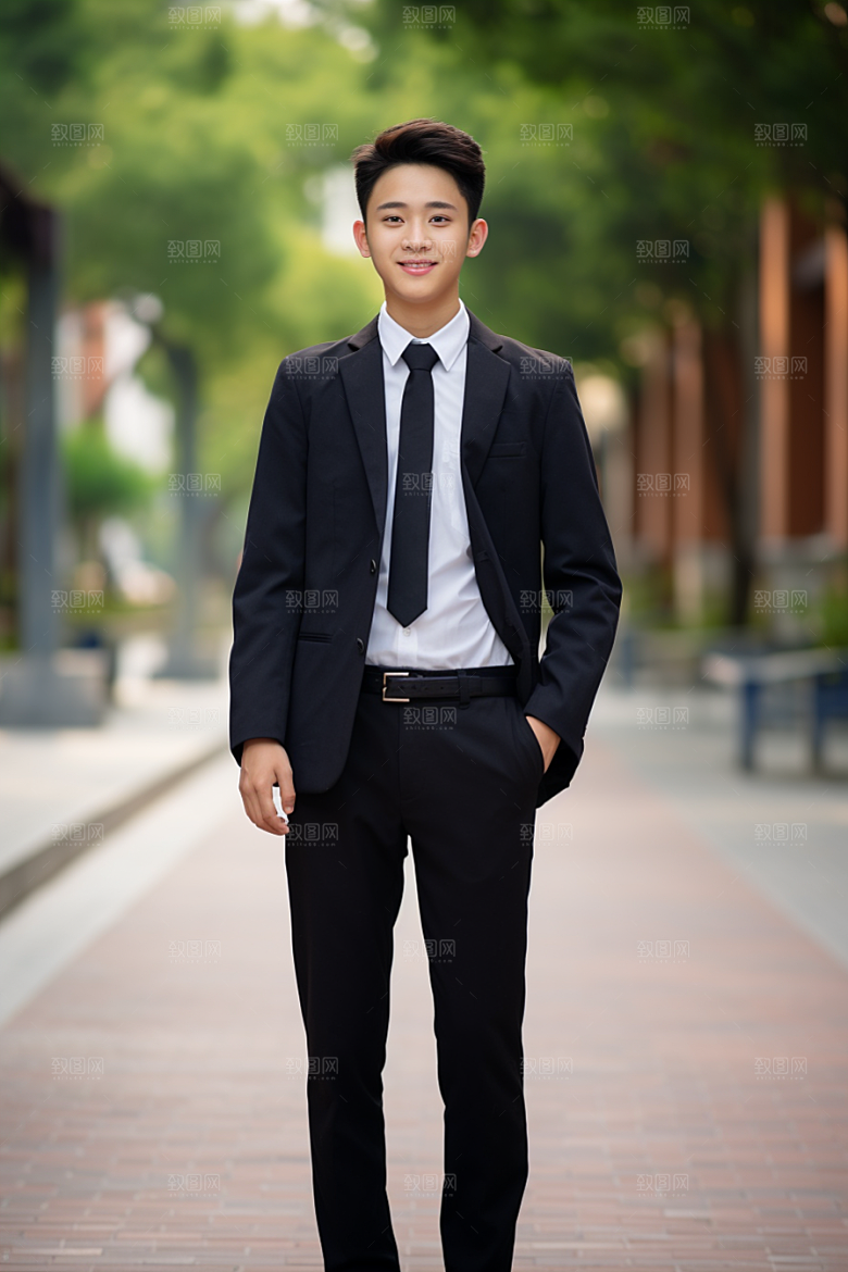 校服人物校园青春摄影图