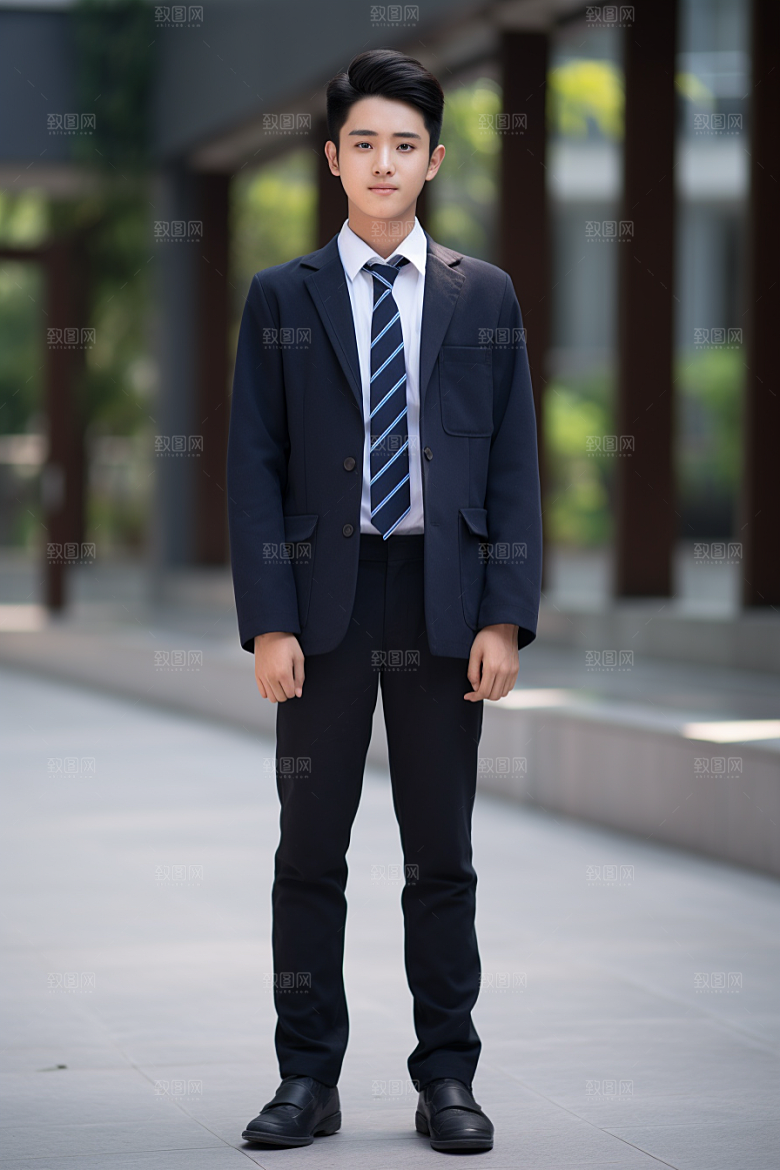 校服人物青春高清摄影图