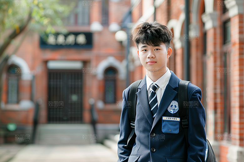 校服人物高中学生摄影图