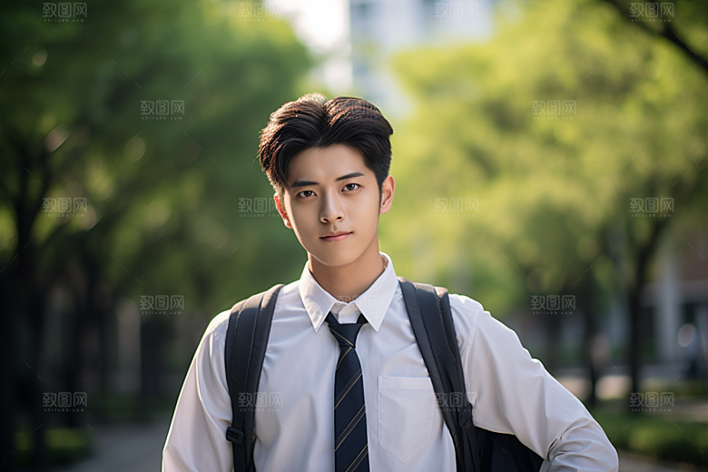 校服人物学校青春摄影图