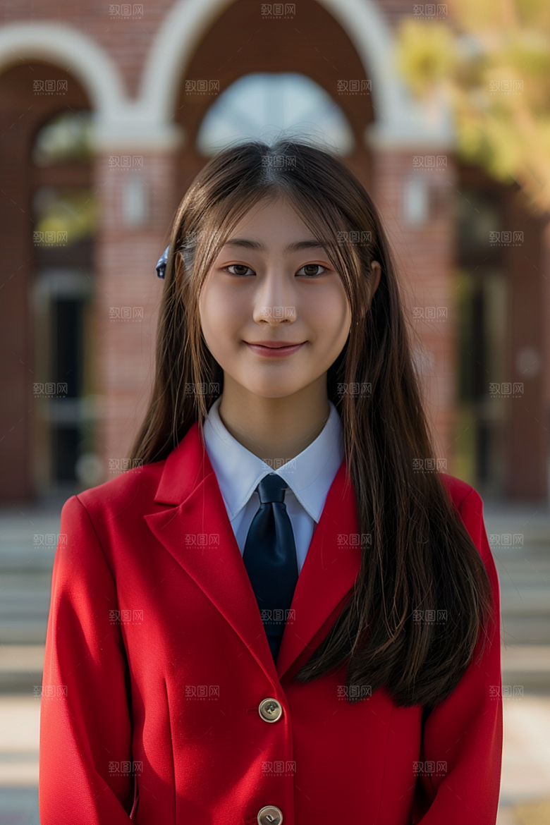 校服人物学校青春摄影图