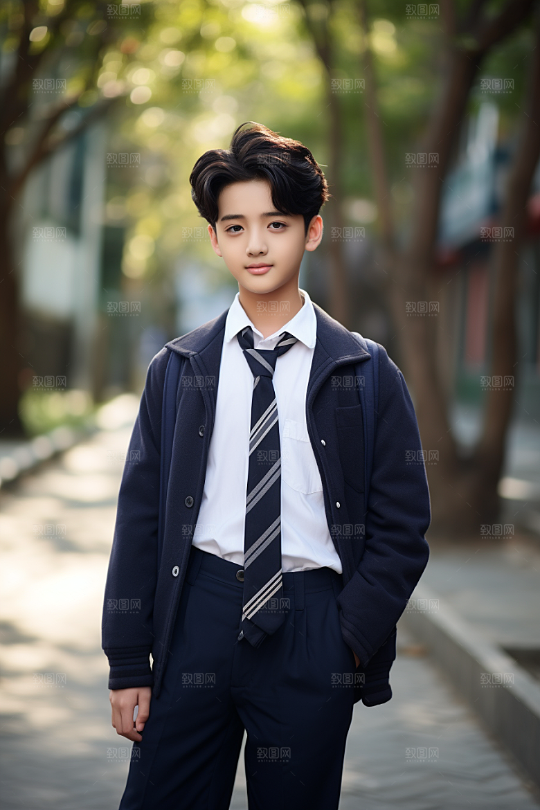 校服人物青春青少年摄影图