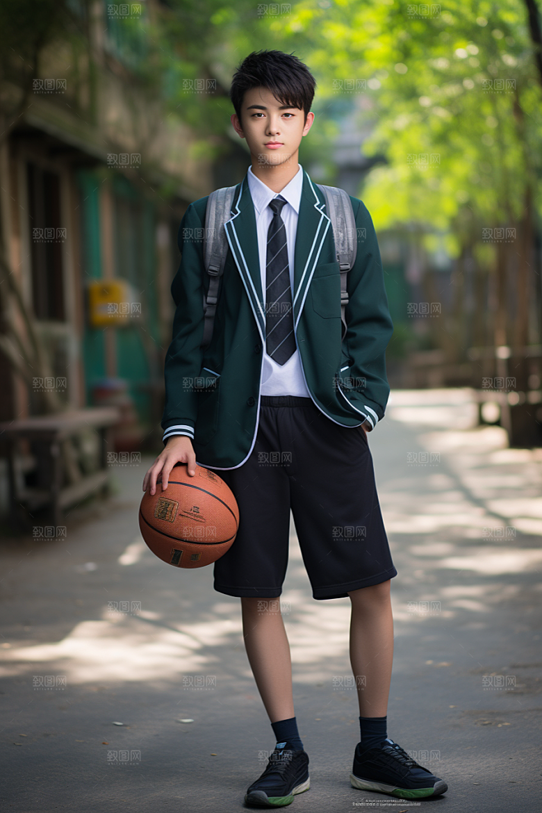 校服人物青春学校摄影图