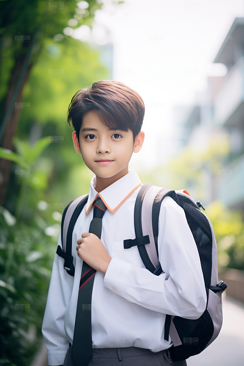校服人物高中青少年摄影图