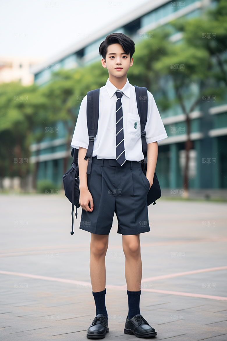 校服人物青春学校摄影图
