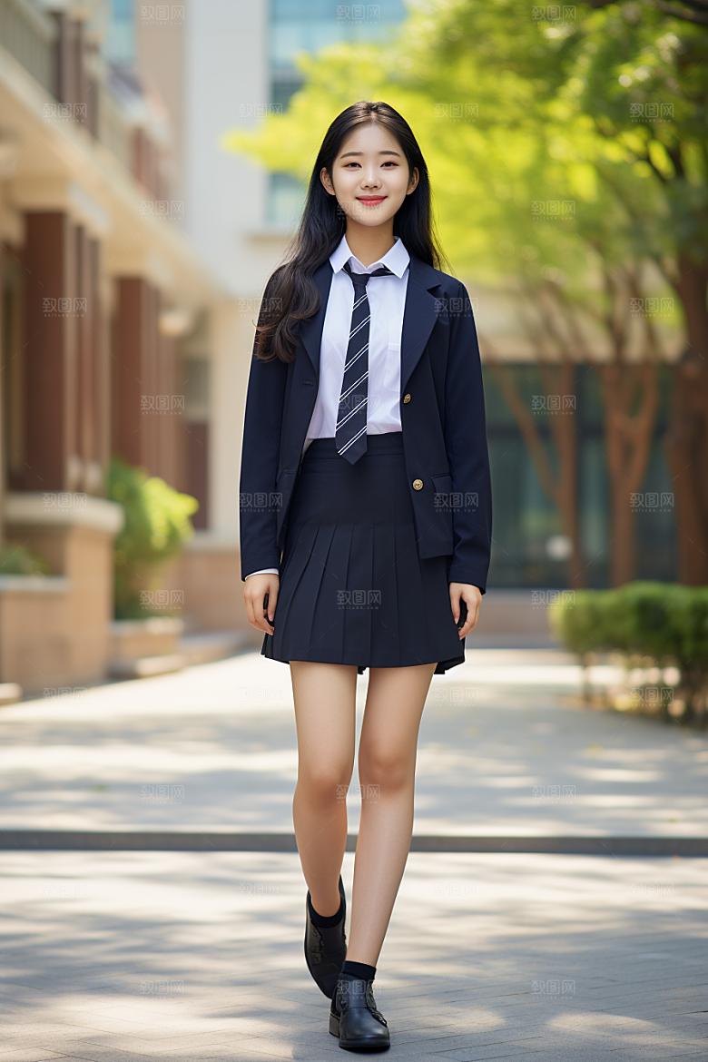 校服人物高清青少年摄影图