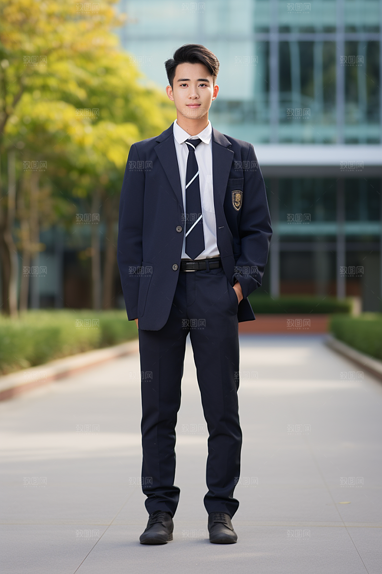 校服人物自然青少年摄影图