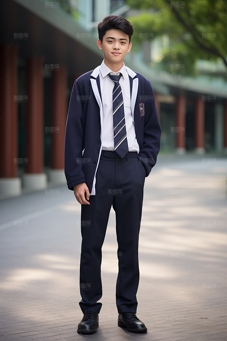 校服人物学校青春摄影图