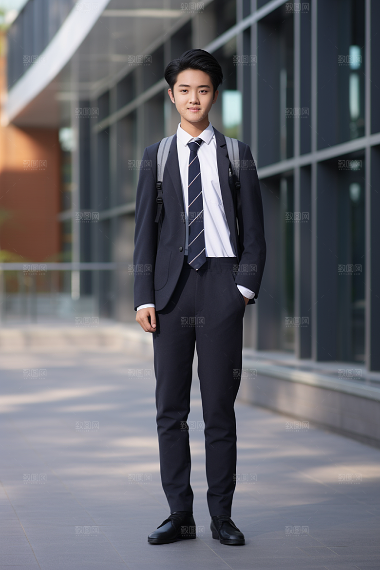 校服人物学生青春摄影图