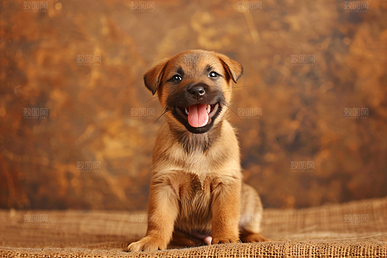 可爱宠物狗犬类养宠摄影图
