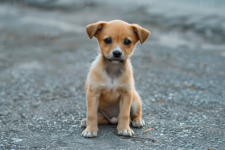 可爱宠物狗陪伴犬类摄影图