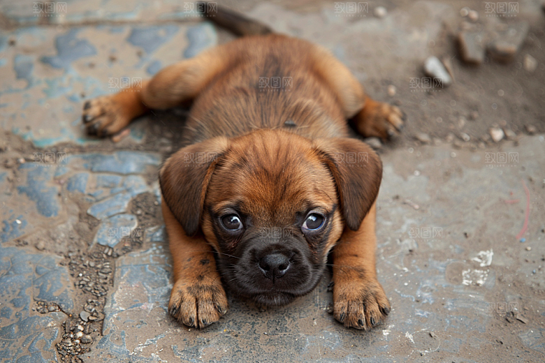 可爱小狗自然犬类摄影图