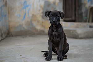 可爱小狗犬类伴侣宠物摄影图