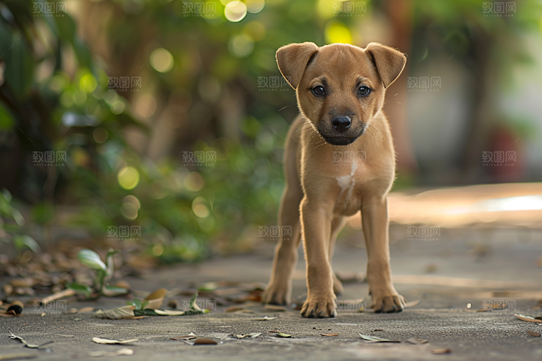 可爱小狗犬类生活摄影图