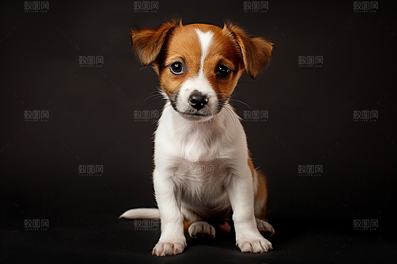 可爱小狗犬类生活摄影图