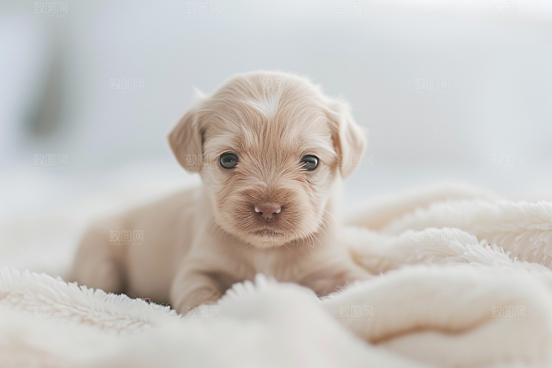 可爱小狗活泼犬类摄影图