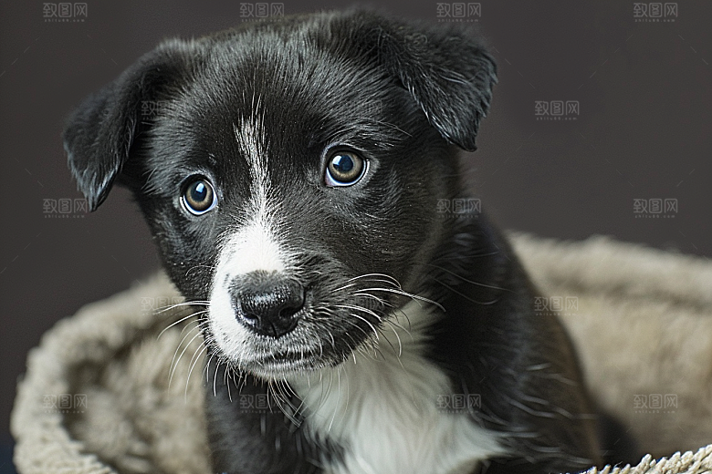 可爱小狗伴侣宠物自然摄影图