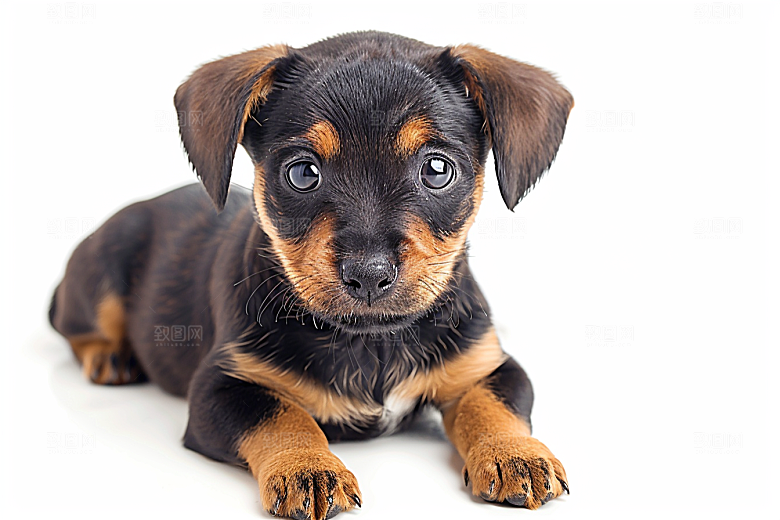 可爱小狗犬类聪明摄影图