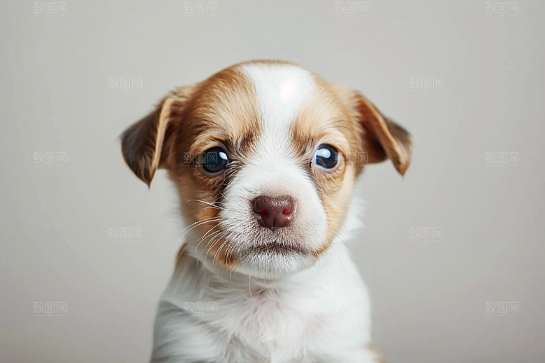 可爱小狗生活犬类摄影图