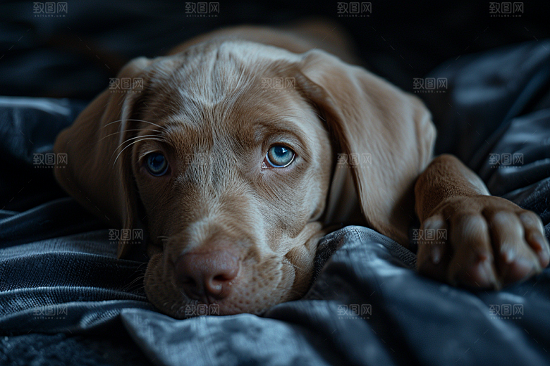 可爱小狗清新犬类摄影图