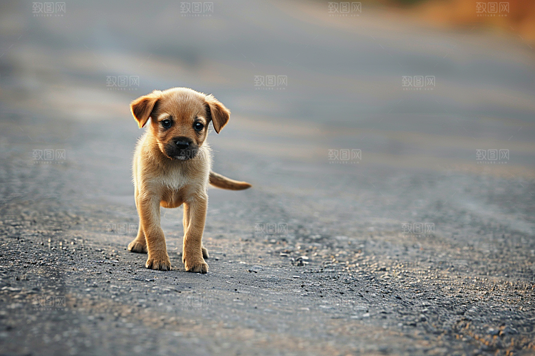 可爱小狗犬类动物摄影图