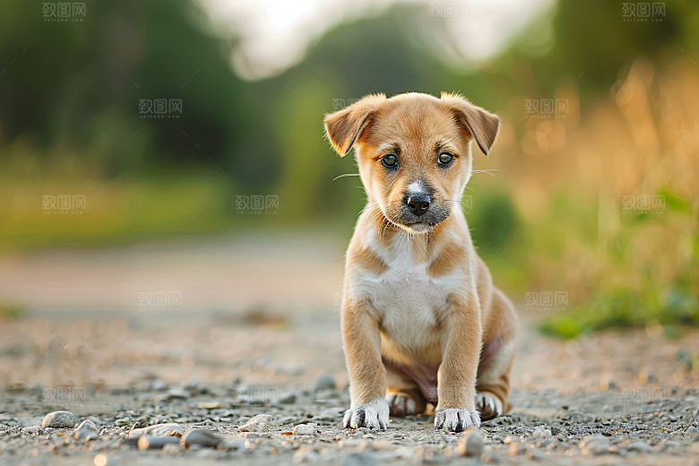 可爱小狗日常犬类摄影图