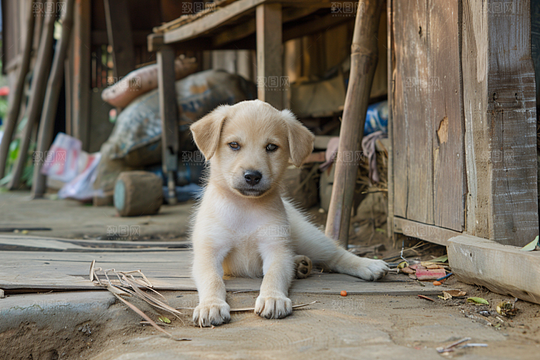 可爱小狗犬类生活摄影图