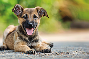 可爱小狗犬类日常摄影图