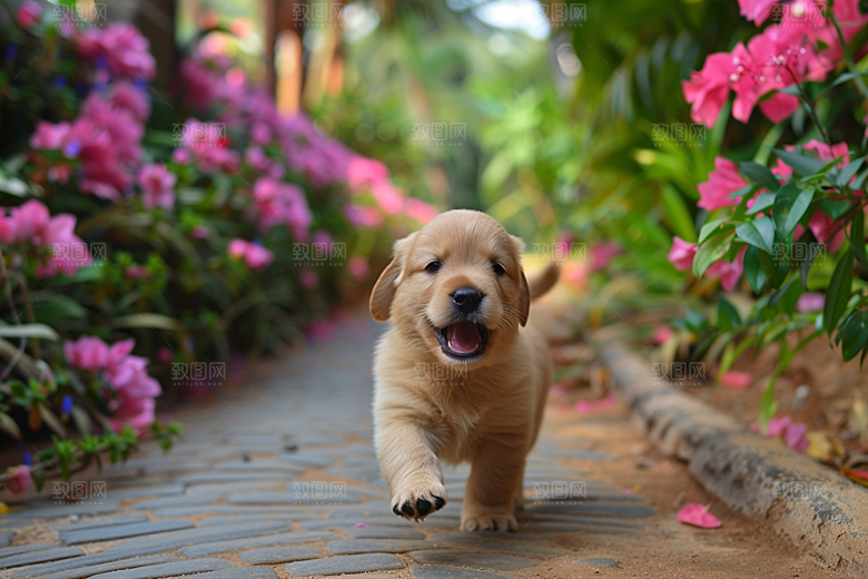 可爱小狗日常犬类摄影图