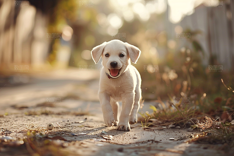 可爱小狗养宠犬类摄影图