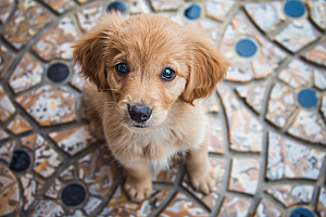 可爱小狗高清犬类摄影图