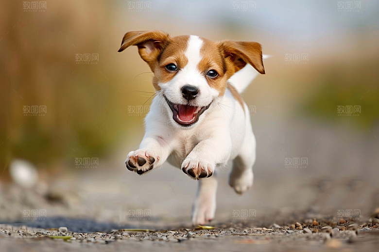 可爱小狗日常犬类摄影图