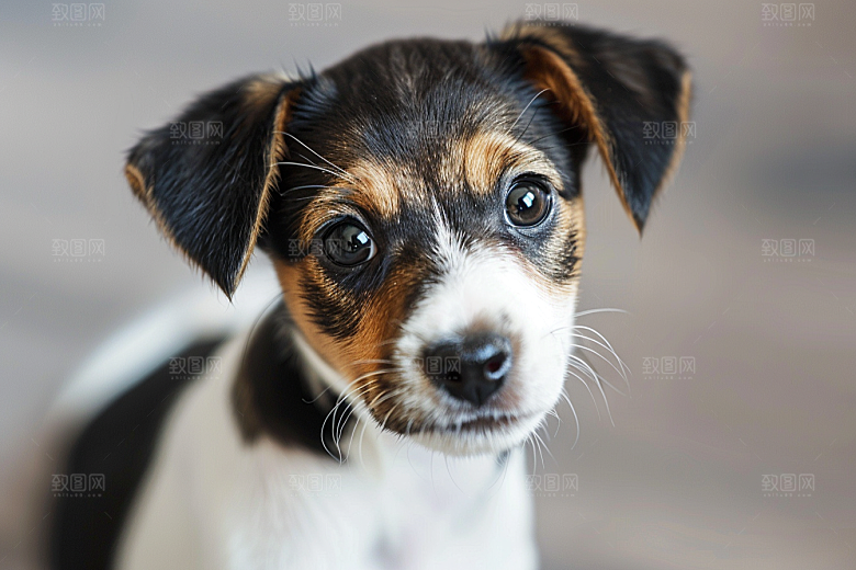 可爱小狗宠物狗犬类摄影图