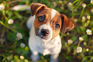 可爱小狗犬类萌萌哒摄影图