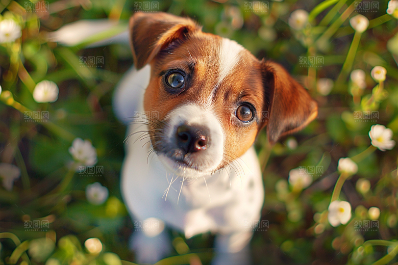 可爱小狗犬类萌萌哒摄影图