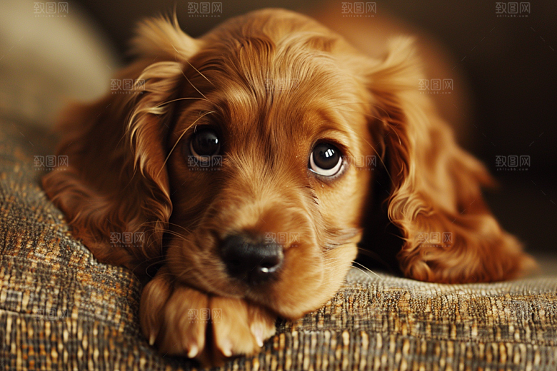可爱小狗萌萌哒犬类摄影图