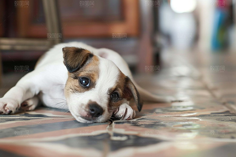 可爱小狗犬类清新摄影图
