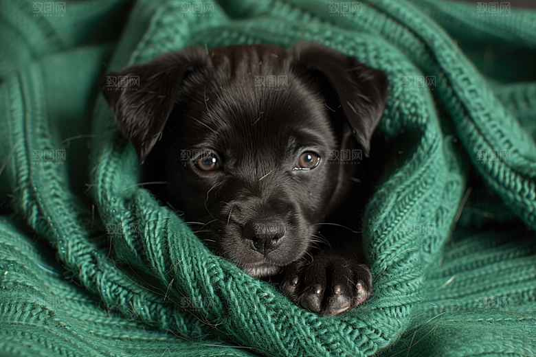 可爱小狗生活犬类摄影图