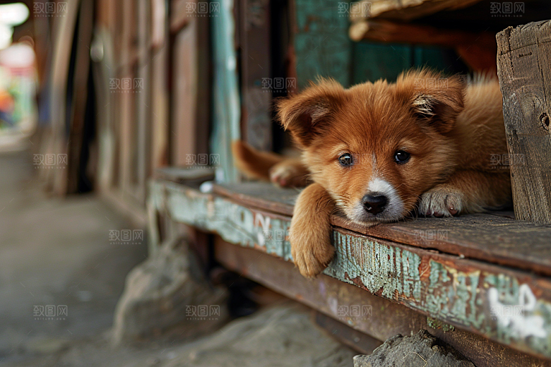 可爱小狗伴侣宠物犬类摄影图