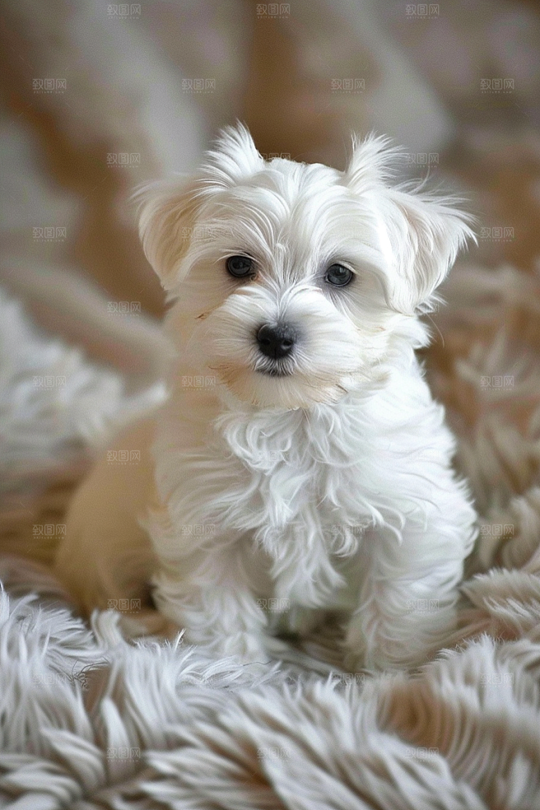可爱小狗犬类动物摄影图