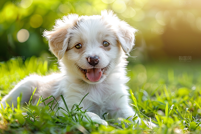 可爱小狗犬类生活摄影图