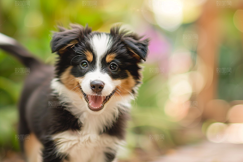 可爱小狗犬类养宠摄影图