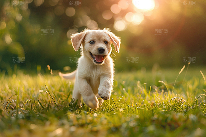 可爱小狗犬类生活摄影图