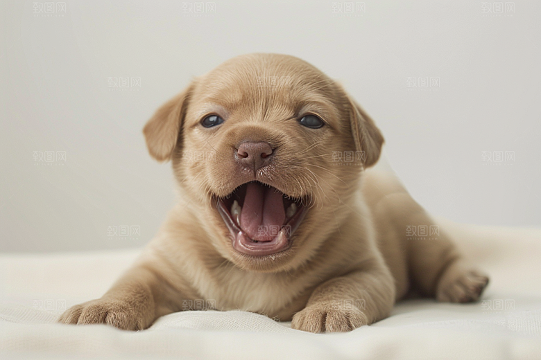 可爱小狗犬类活泼摄影图
