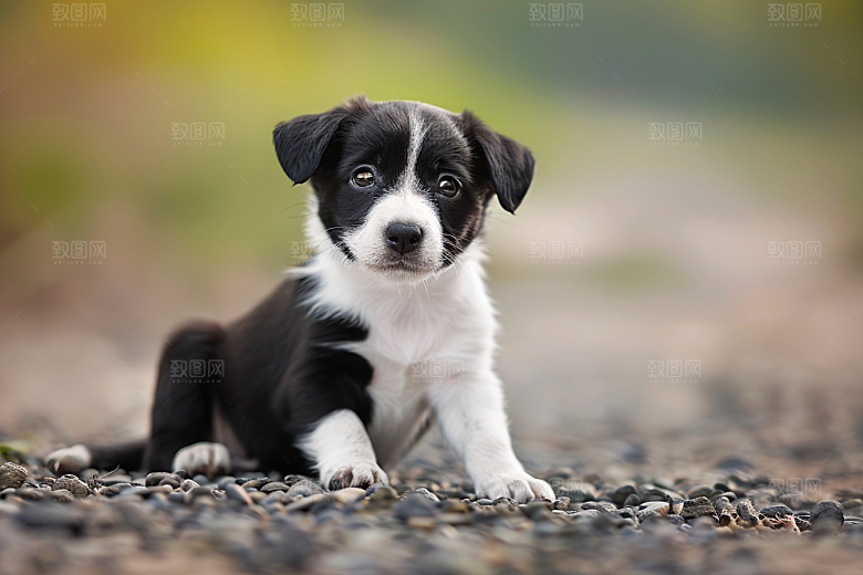 可爱小狗犬类日常摄影图
