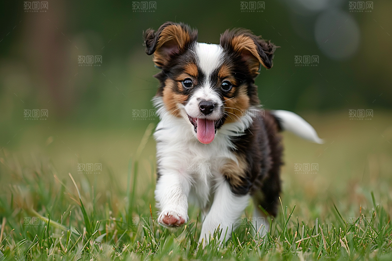 可爱小狗生活犬类摄影图