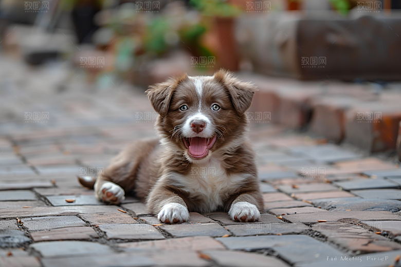 可爱小狗日常犬类摄影图