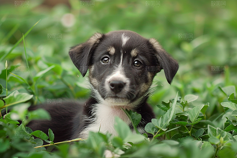 可爱小狗伴侣宠物犬类摄影图