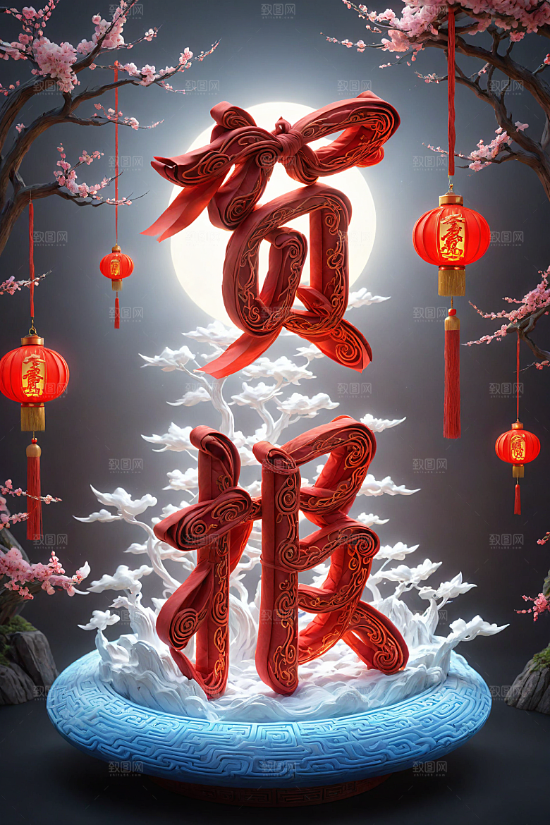 销冠促销喜报祝贺3D艺术字